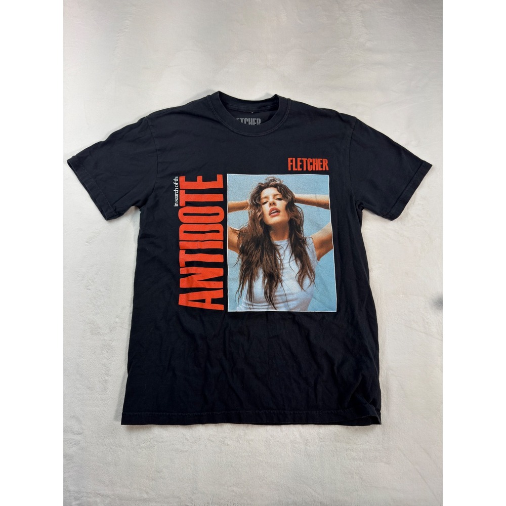 Fletcher In Search of the Antidote 2024 Tour Shirt Black Graphic Tee Mens Medium